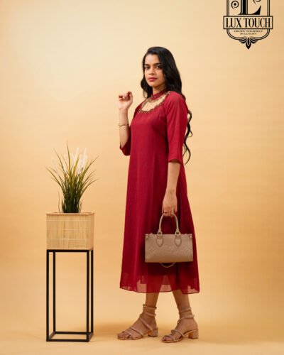 JEWEL NECKED KURTI