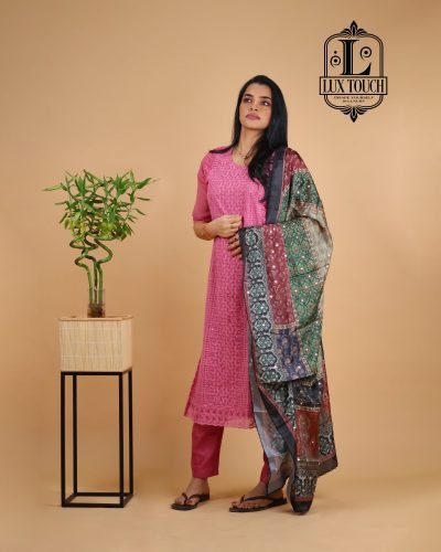CHIKANKARI SUIT SET