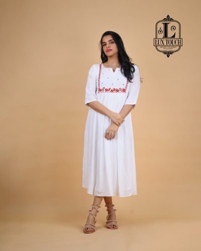 BEADS WORK KURTI